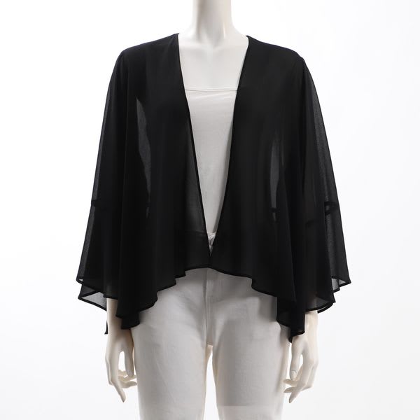 透け感素材ボレロ