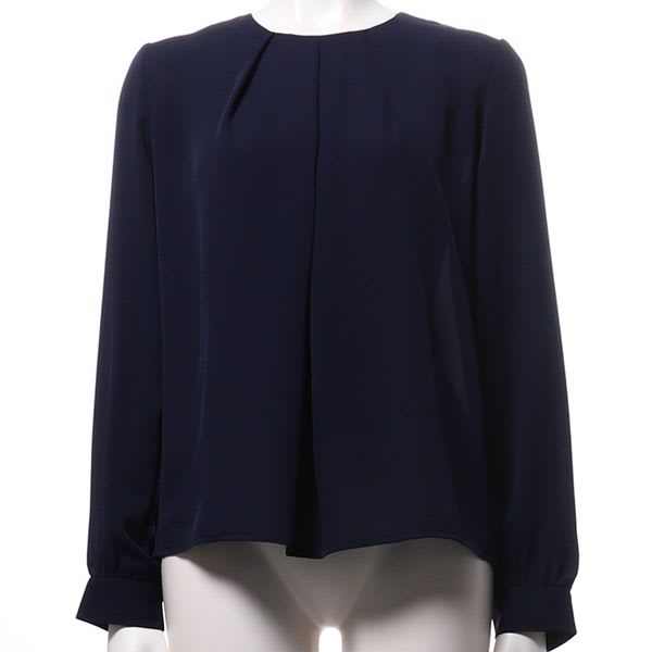 ボックスプリーツデザインブラウス