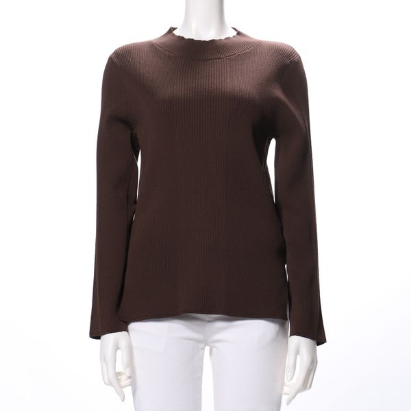 イレギュラーリブサイドスリットニット