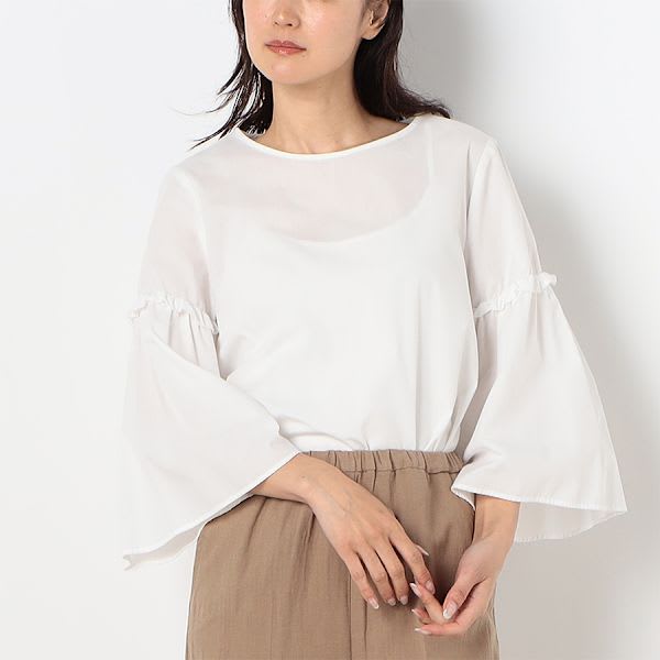 フレアスリーブブラウス