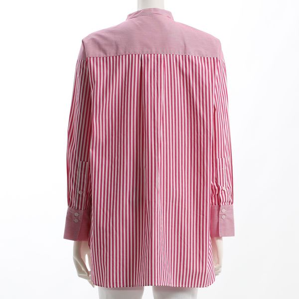 アウトポケットストライプシャツ