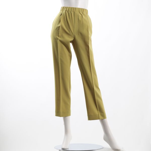 ウエスト総ゴムテーパードパンツ