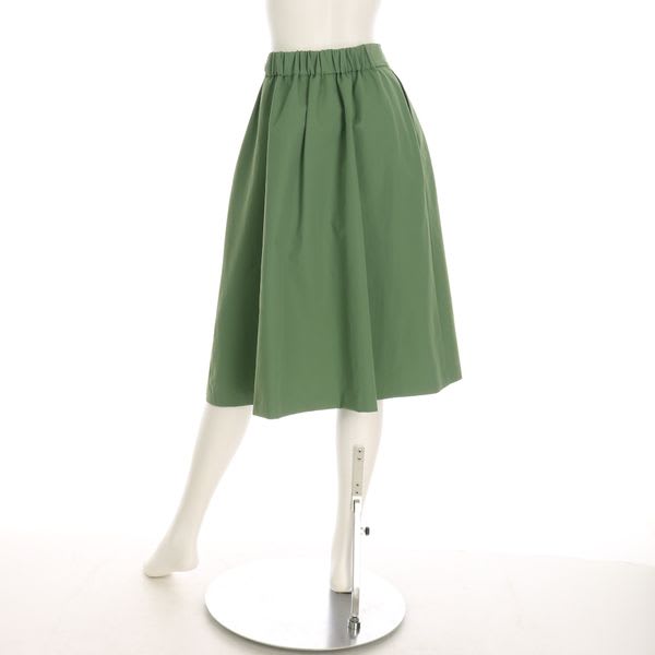 ユニオンテックツイルレースアップフレアスカート