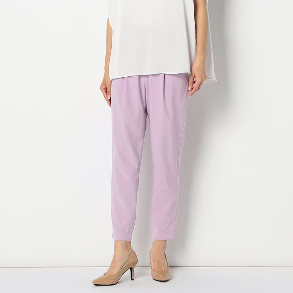 ウエストタックテーパードパンツ