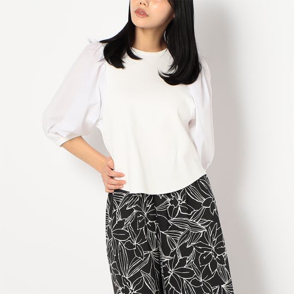 パフスリーブカットソー