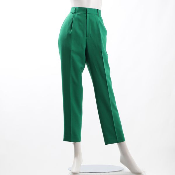 ソフトツイルタック入りテーパードパンツ