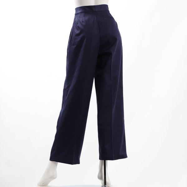 飾りフラップポケットストレートパンツ