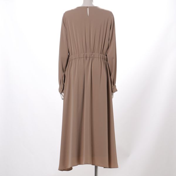 横ボタンデザインワンピース