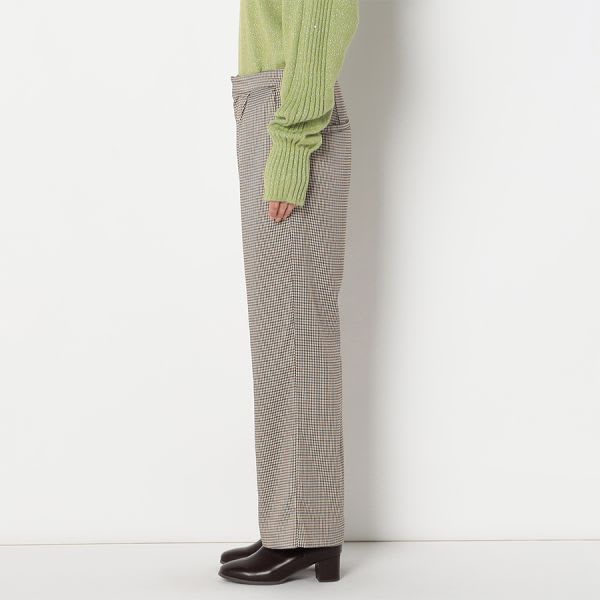 ガンクラブチェックストレートパンツ