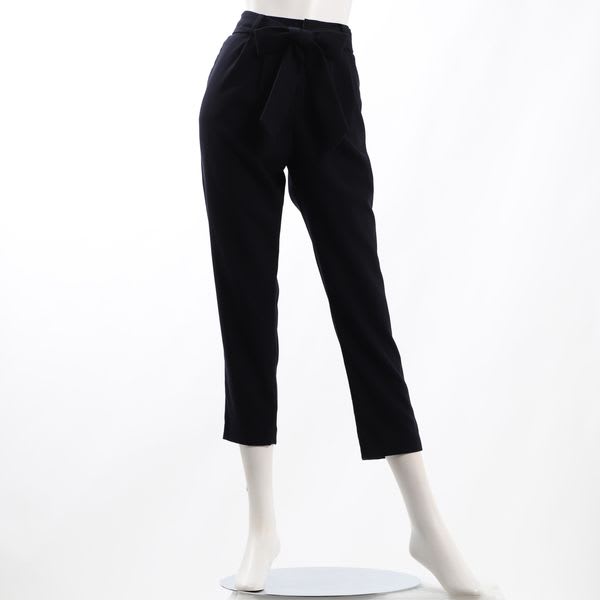 ウエストリボンすっきりパンツ