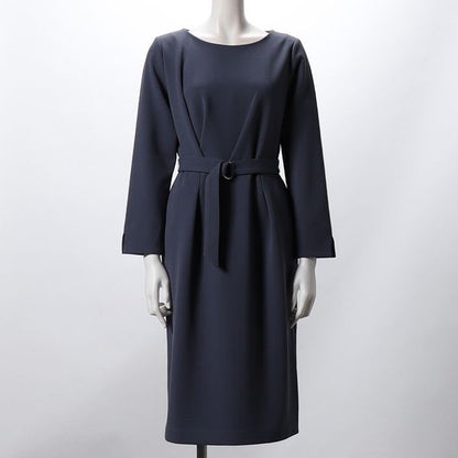 ハイストレッチアシンメトリータックワンピース