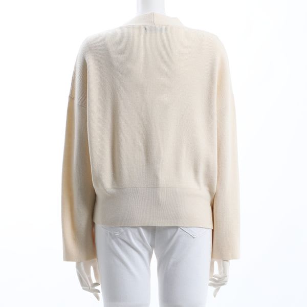 ラメ混カシュクールニット