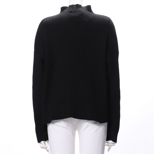 ドロップショルダーオフネックニット