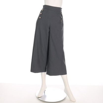 マリン風ボタンワイドパンツ