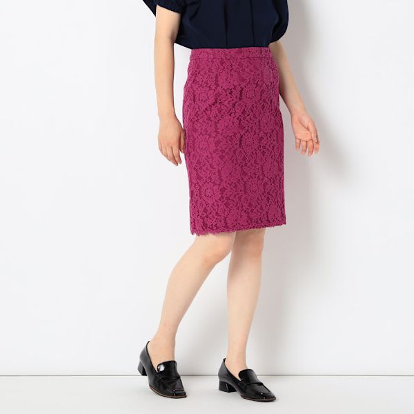 総レースタイトスカート