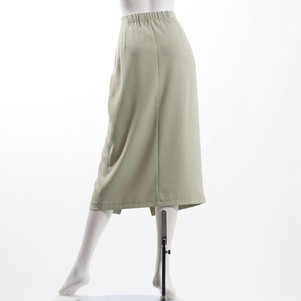 タックデザインフロントスリットスカート