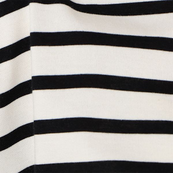 ボリュームスリーブボーダーカットソー