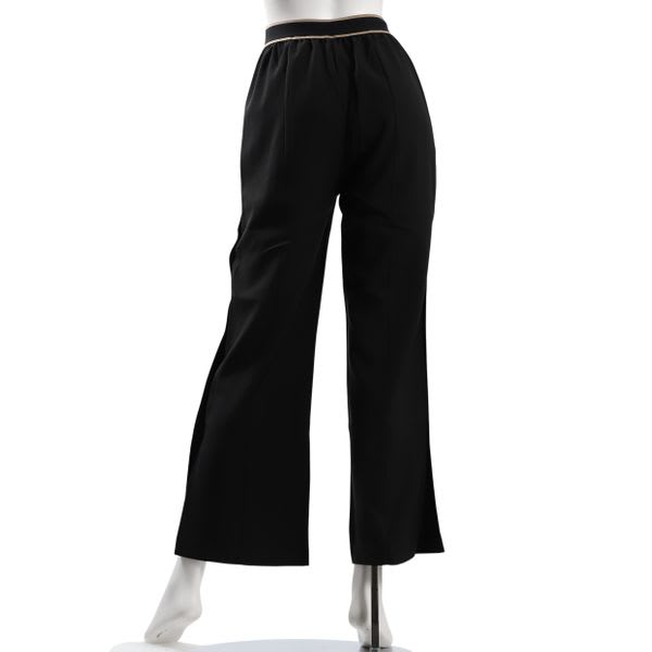 裾スリットフレアパンツ