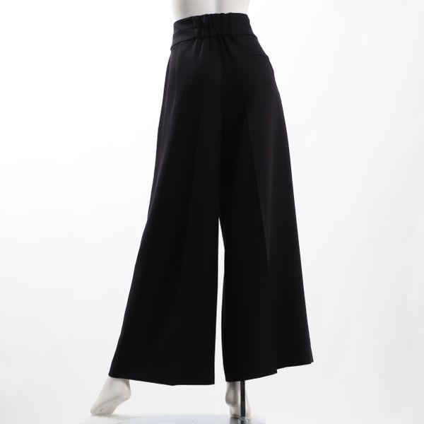 パウダーツイルストレッチワイドパンツ