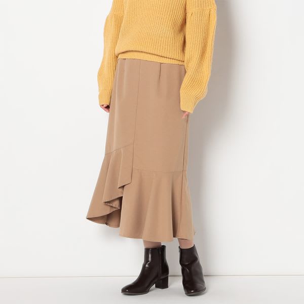 イレギュラーヘムマーメイドスカート