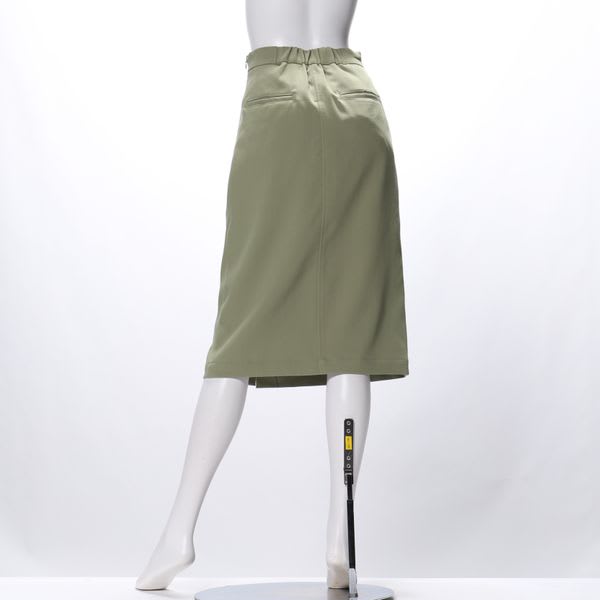 フロントボタンラップ風スカート