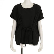 フロントリボンブラウス