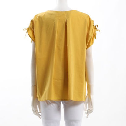 ドロストスリーブVネックブラウス