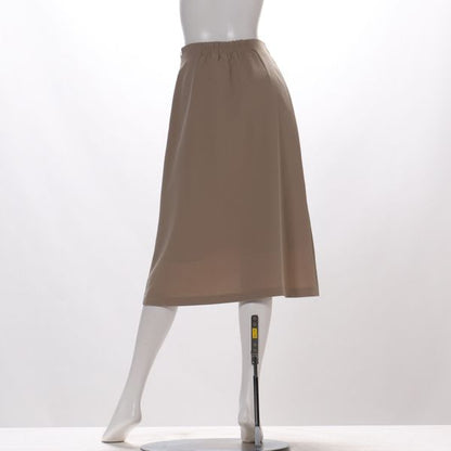 強撚ストレッチフロントデザインスカート