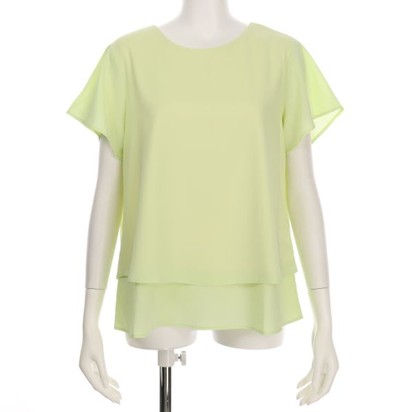 レイヤードデザインブラウス