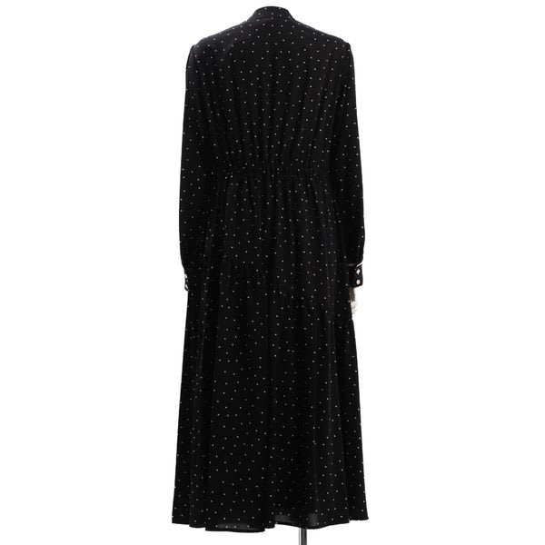 ドット柄アシンメトリー2WAYワンピース