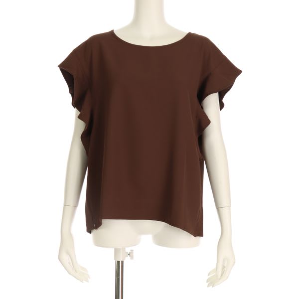 ラッフルスリーブブラウス