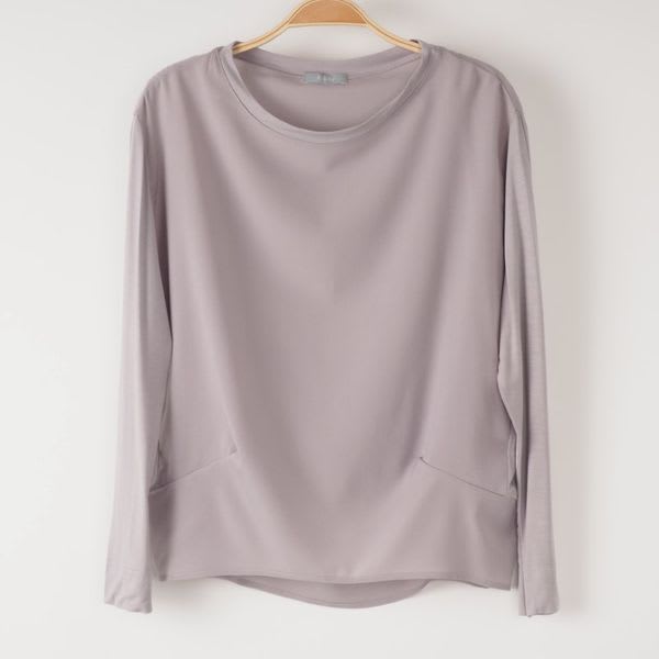 異素材切り替えカットソー