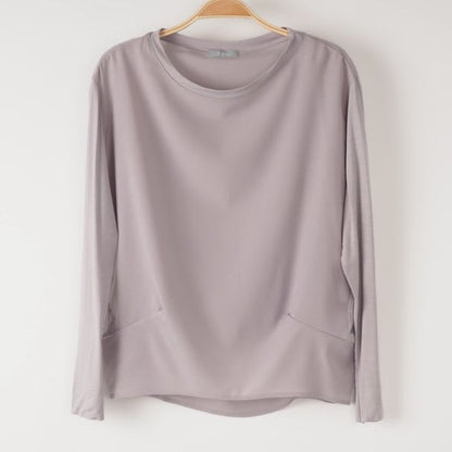 異素材切り替えカットソー