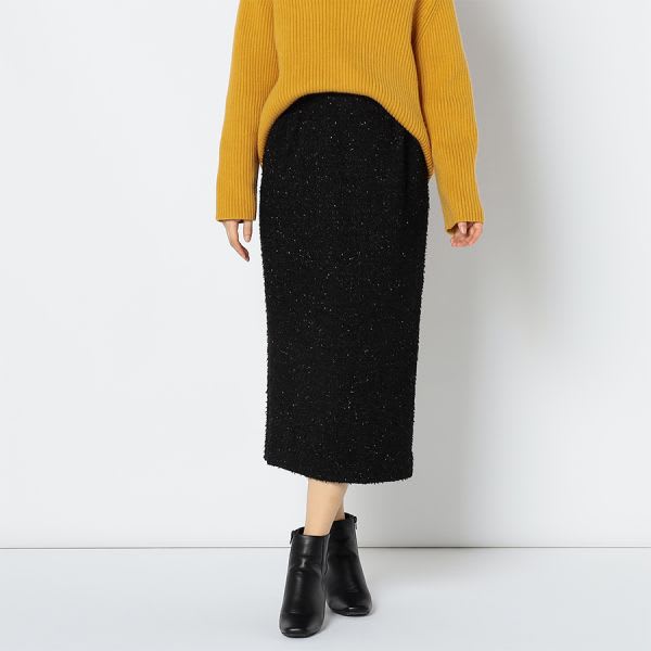 ツイード調タイトスカート