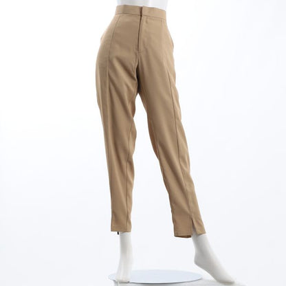 フロントスリットテーパードパンツ
