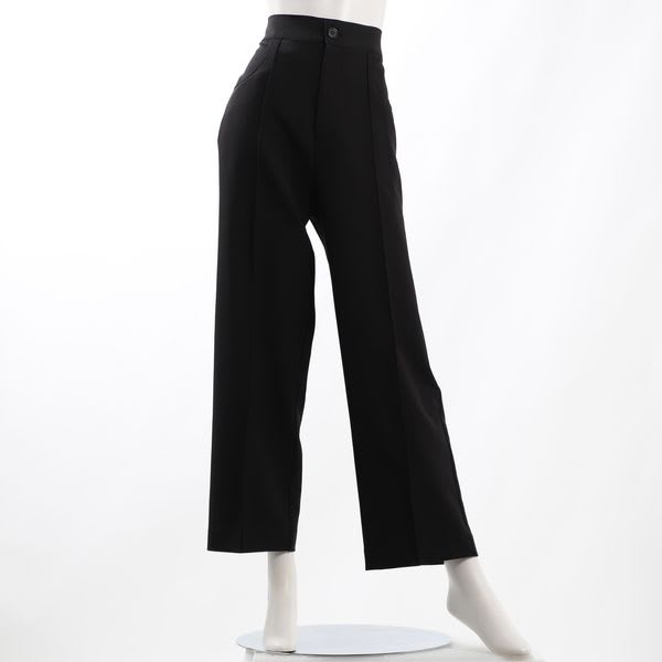 センターシームストレートパンツ