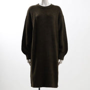 ゆったりお袖ニットワンピース