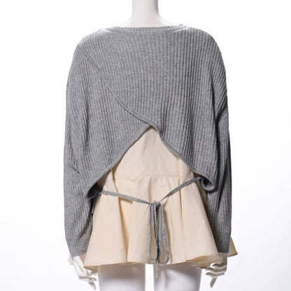 フレアデザインドッキングニット