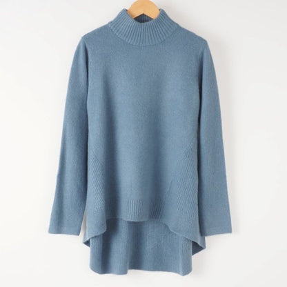 ボトルネックゆったりニット