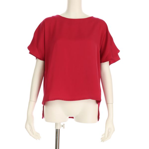 ティアードスリーブフリルブラウス