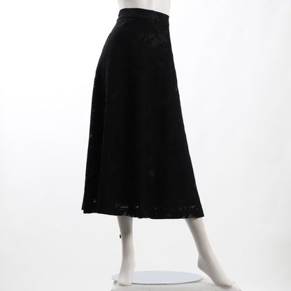 花柄レースAラインスカート