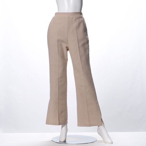 バックゴムサイドスリットパンツ