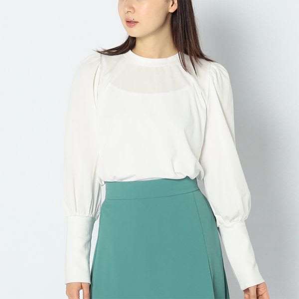 パフスリーブカットソー