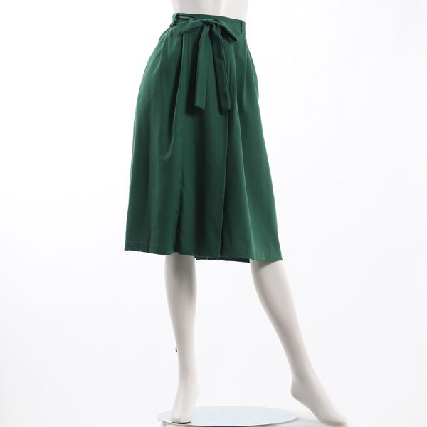 リボンベルトタック入りスカート