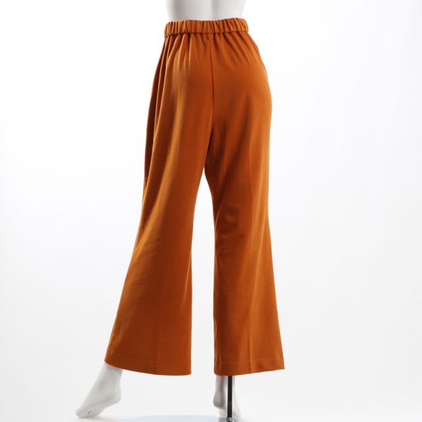 センターシームスリットワイドパンツ