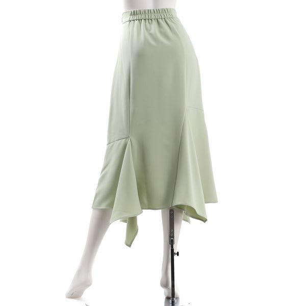 イレギュラーヘムデザインAラインスカート