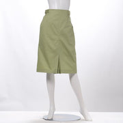サイドデザインポケット付きセミタイトスカート