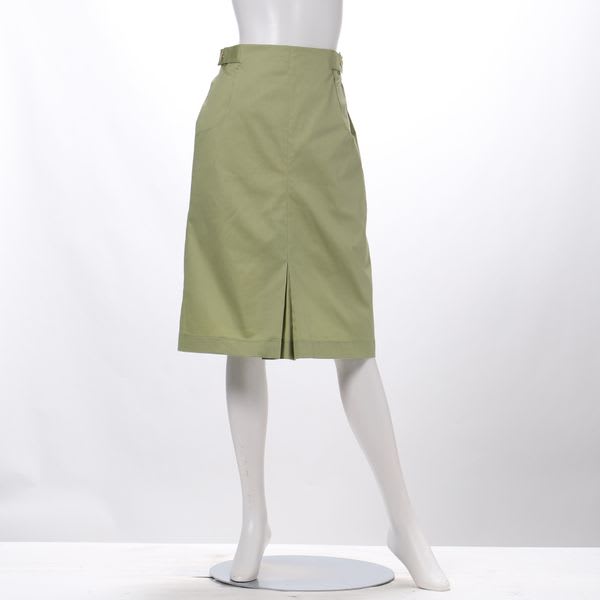 サイドデザインポケット付きセミタイトスカート