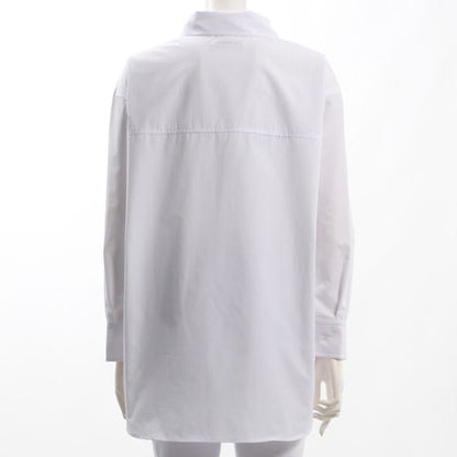 シンプルデザインシャツカラーブラウス