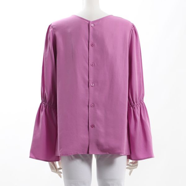 フレア袖ブラウス